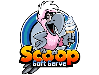Scoop Soft Serve logo design by LucidSketch