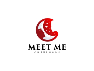 Meet Me on the Moon  logo design by elmydesign