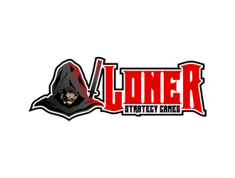 Loner Strategy Games logo design by Kruger