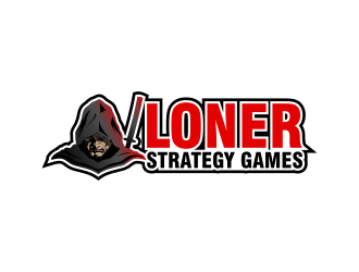 Loner Strategy Games logo design by Kruger