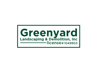 Greenyard Landscaping & Demolition, Inc logo design by Diancox