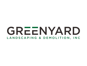 Greenyard Landscaping & Demolition, Inc logo design by p0peye