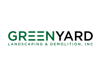 Greenyard Landscaping & Demolition, Inc logo design by p0peye