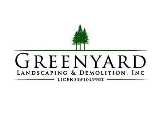 Greenyard Landscaping & Demolition, Inc logo design by Lovoos