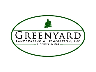 Greenyard Landscaping & Demolition, Inc logo design by Lovoos