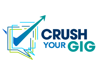 Crush Your Gig logo design by Coolwanz