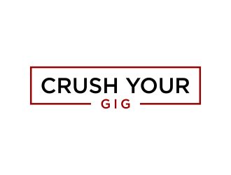 Crush Your Gig logo design by p0peye