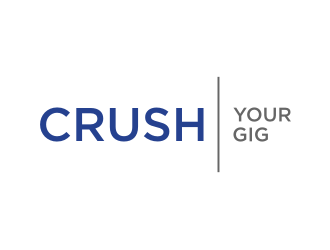 Crush Your Gig logo design by puthreeone