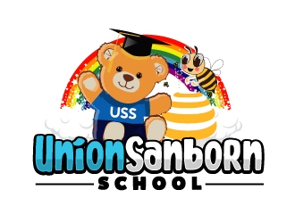 Union Sanborn School logo design by AamirKhan
