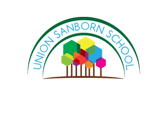 Union Sanborn School logo design by fumi64