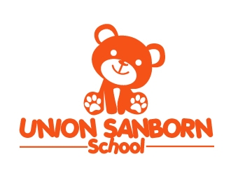 Union Sanborn School logo design by AamirKhan