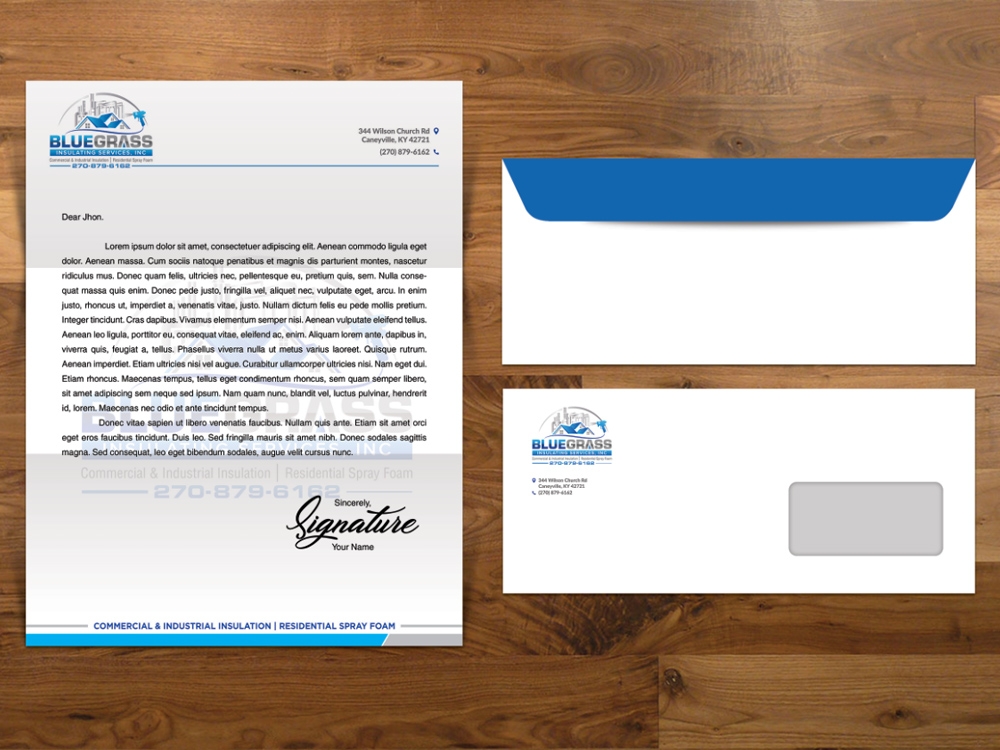 Bluegrass Insulating Services, Inc logo design by Realistis