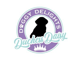 Duchess Daisy- doggy delights logo design by veron