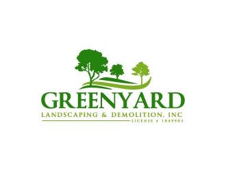 Greenyard Landscaping & Demolition, Inc logo design by Erasedink