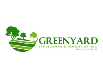 Greenyard Landscaping & Demolition, Inc logo design by Erasedink