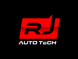 RJ Auto Tech logo design by alby