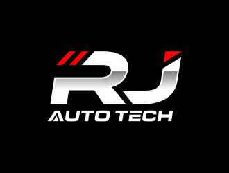 RJ Auto Tech logo design by alby