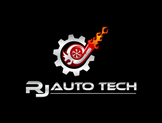 RJ Auto Tech logo design by cahyobragas