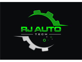 RJ Auto Tech logo design by clayjensen