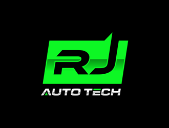 RJ Auto Tech logo design by alby
