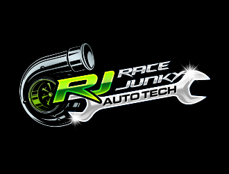 RJ Auto Tech logo design by ProfessionalRoy