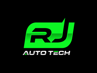 RJ Auto Tech logo design by alby