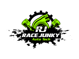 RJ Auto Tech logo design by beejo