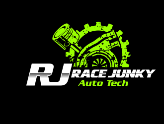 RJ Auto Tech logo design by beejo