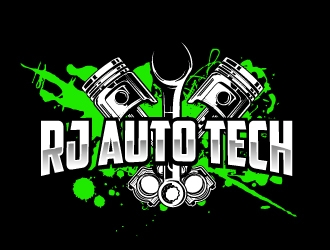 RJ Auto Tech logo design by AamirKhan