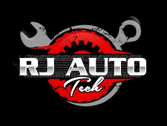 RJ Auto Tech logo design by AamirKhan