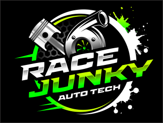 RJ Auto Tech logo design by ingepro