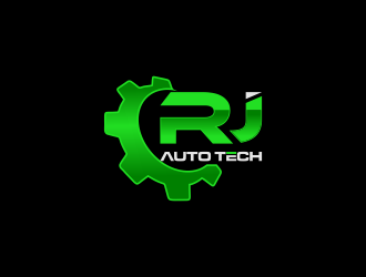 RJ Auto Tech logo design by haidar