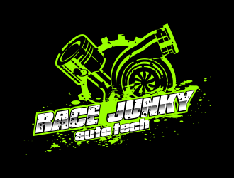 RJ Auto Tech logo design by beejo