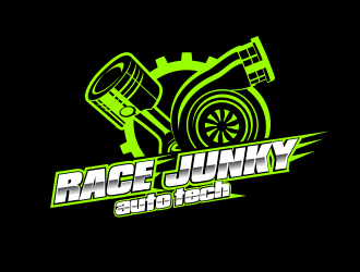 RJ Auto Tech logo design by beejo