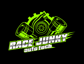 RJ Auto Tech logo design by beejo