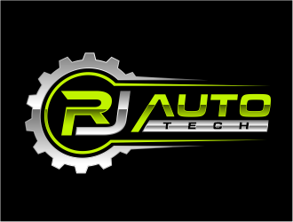 RJ Auto Tech logo design by evdesign