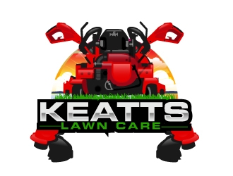 Keatts Lawn Care logo design by AamirKhan