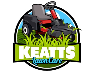 Keatts Lawn Care logo design by Suvendu