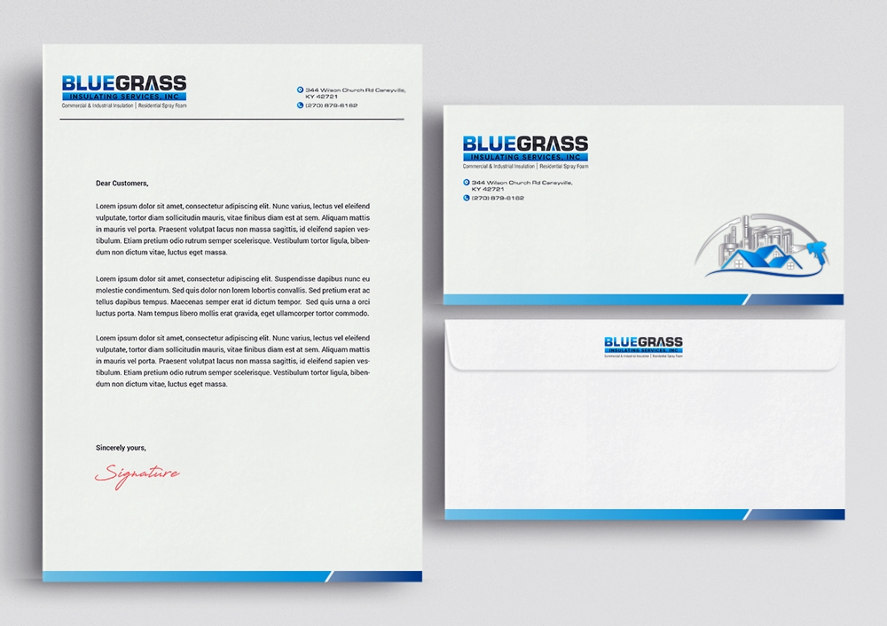 Bluegrass Insulating Services, Inc logo design by KHAI
