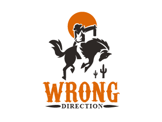 Wrong Direction  logo design by czars