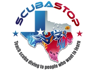 ScubaStop logo design by Suvendu