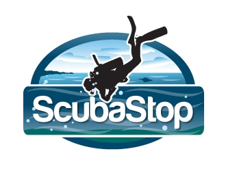ScubaStop logo design by aRBy