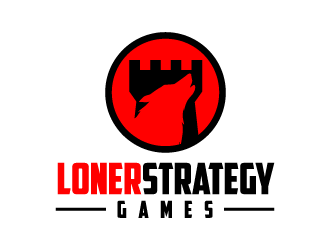 Loner Strategy Games logo design by denfransko