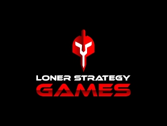 Loner Strategy Games logo design by aryamaity