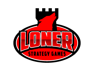Loner Strategy Games logo design by denfransko