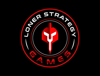 Loner Strategy Games logo design by aryamaity