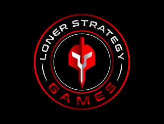 Loner Strategy Games logo design by aryamaity