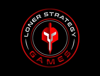 Loner Strategy Games logo design by aryamaity