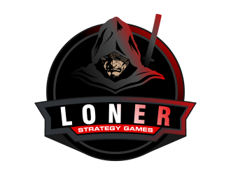 Loner Strategy Games logo design by Kruger
