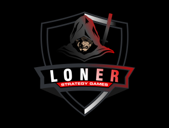 Loner Strategy Games logo design by Kruger